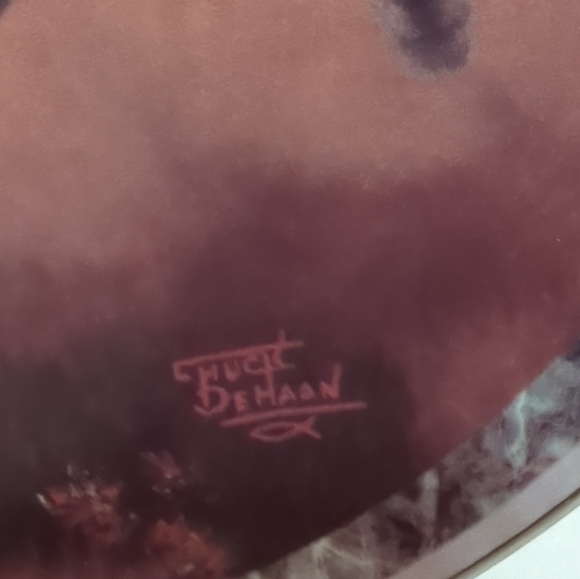 Bradford Collection HORSE PLATE Autumn Renegades Galloping Glory  DeHaan Signed - Picture 3 of 11